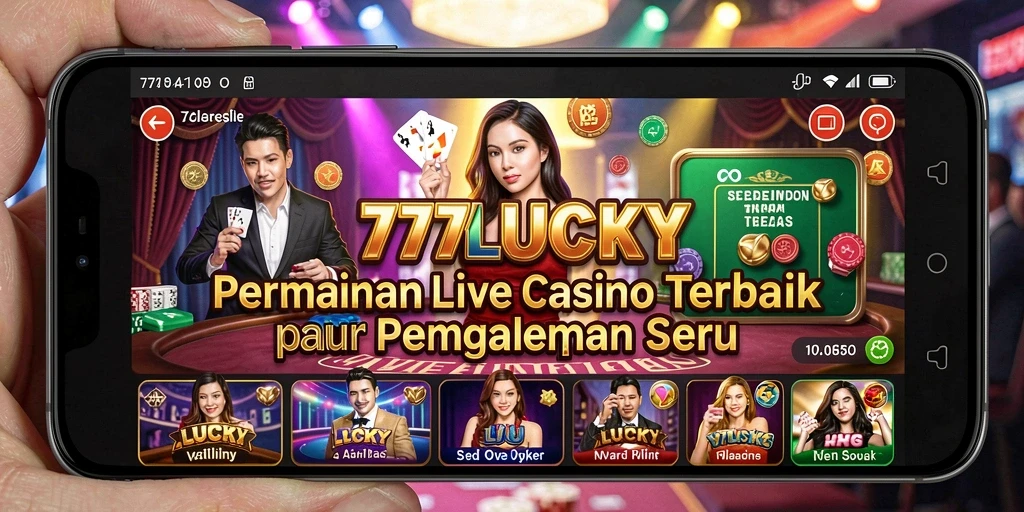 Tampilan gameplay Live Casino 777LUCKY yang memukau.