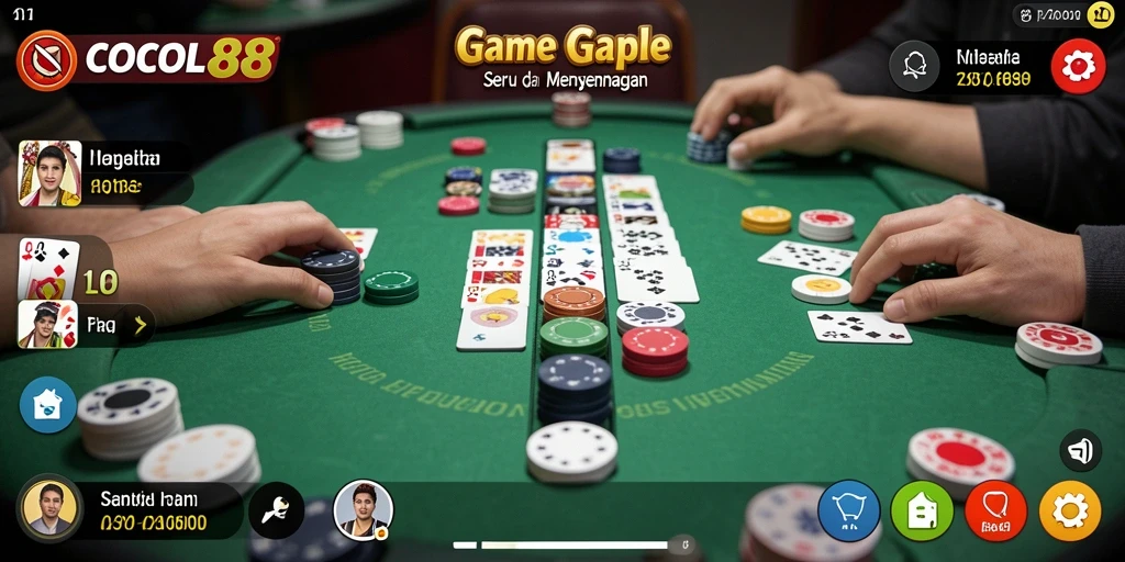 Tampilan gameplay COCOL88 yang seru dan interaktif.