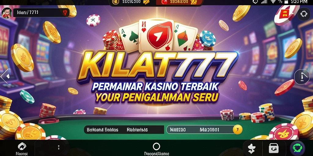 Screenshot gameplay KILAT777 menampilkan suasana kasino yang menegangkan.