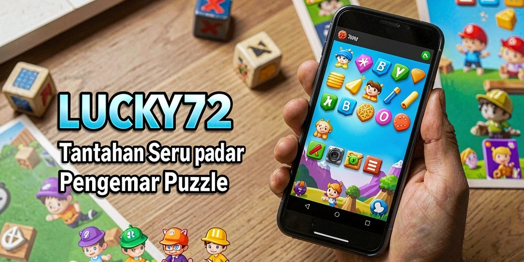 Tampilan gameplay menarik dari LUCKY72 dengan berbagai tantangan puzzle.