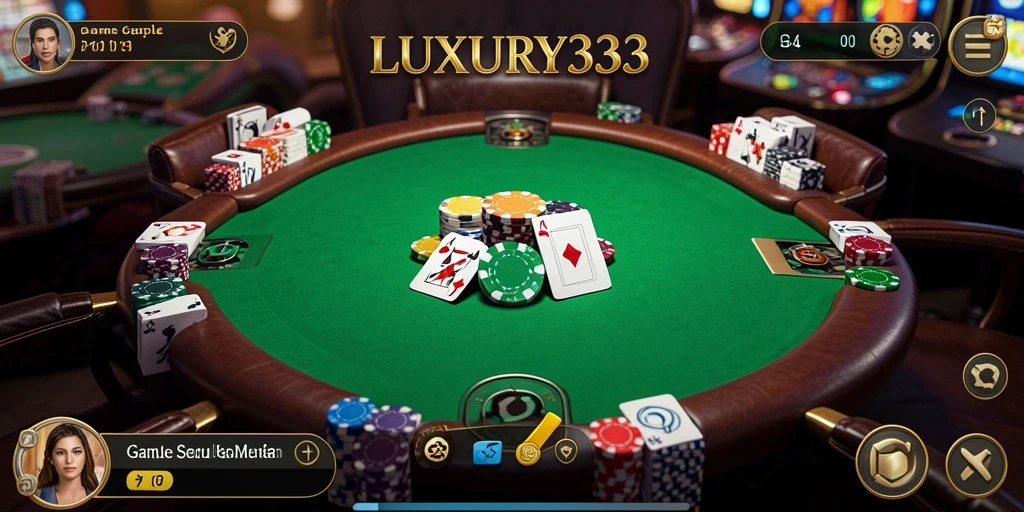 Gameplay seru dalam LUXURY333 dengan aturan Gaple yang menarik.