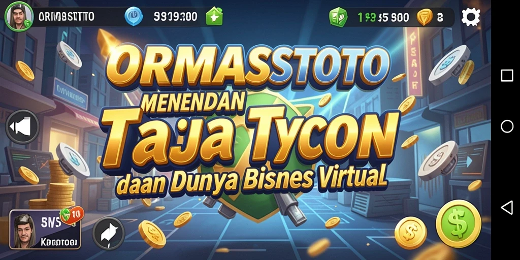Screenshot gameplay yang menampilkan berbagai pilihan bisnis Tycoon.