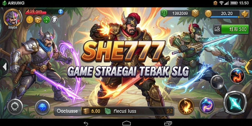 Tampilan gameplay SHE777 yang mendebarkan dan strategis.