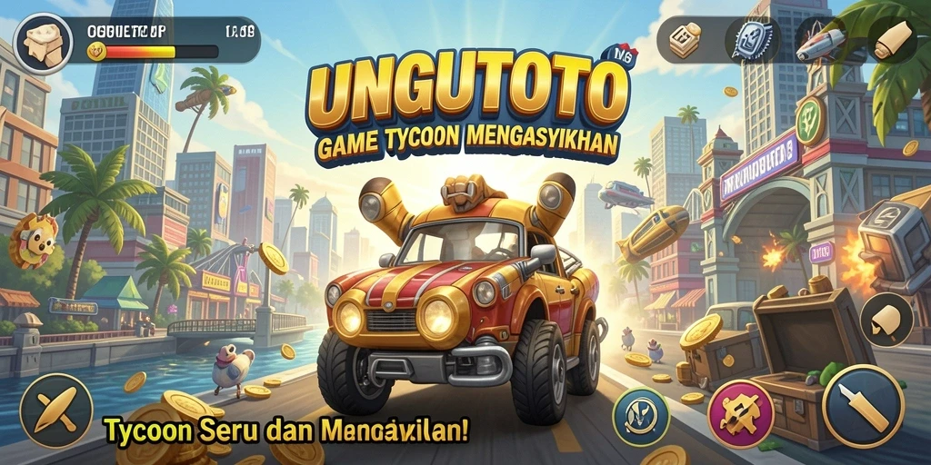Tampilan gameplay Tycoon yang memukau dan interaktif.
