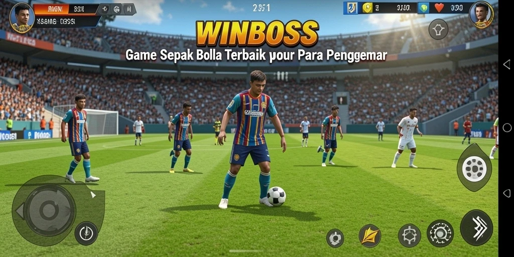 Gameplay seru dan menegangkan di WINBOSS dengan aksi sepak bola yang menakjubkan.